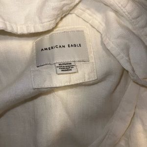 Oversized American Eagle Button Up